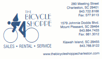 Card from May 2005 - Shop closed in 2019, website gone. The Bicycle Shoppe
