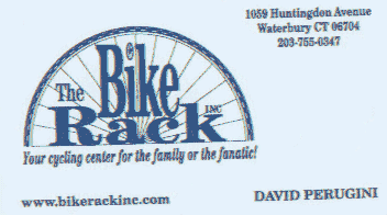 Card from September 2004 - Shop closed in 2005, but re-opened The Bike Rack