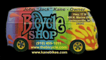 Card from July 2009 - Still in business - Click for website The Bicycle Shop
